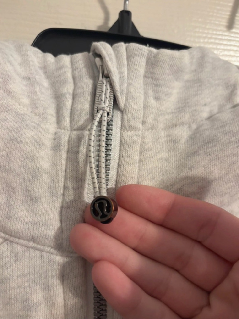 `Lululemon Scuba Full Zip Hoodie Heathered Gray Sz 6 - Picture 6 of 16